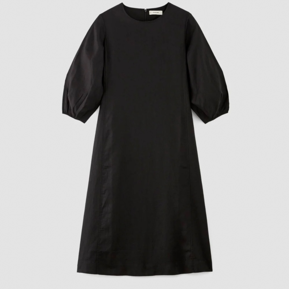 Everlane THE LINEN A-LINE MIDI DRESS |NWT| |Size 4|
